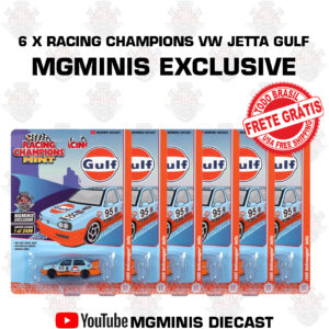 6 x Racing Champions VW 1995 Jetta Gulf - Mgminis Exclusive
