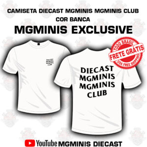 Camiseta Branca Diecast Mgminis Mgminis Club – Frete Grátis