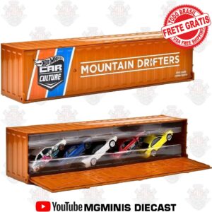 Hot Wheels Container Box  Completo Mountain Drifters + Frete Grátis