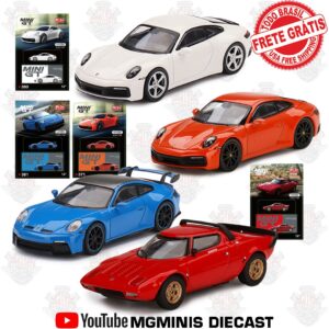 Kit 4x Mini Gt Porsche’s / Lada + Frete Grátis