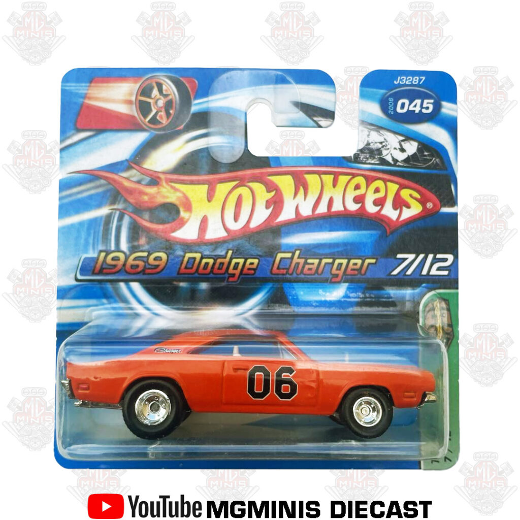 Voiture Miniature Hot Wheels Dodge Charger 1969 - Modèle 1:64 Loose, Couleur Verte, Occasion TBE