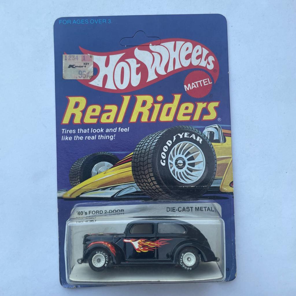 Hot Wheels 40s Ford 2 Door Real Riders – MgMinis Diecast