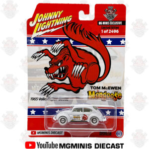 Johnny Lightning VW Fusca Mongoose White Lightning MgMinis