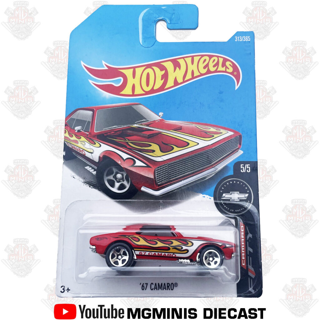 Hot Wheels Camaro Fifty 1967 - Édition Limitée 2017, Couleur Bronze, Roues Chrome 5 Rayons, Boîte Neuve