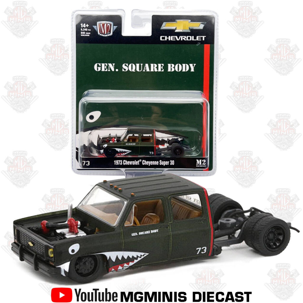 Stainless Steel M2 Machines 1:24 1973 Chevrolet Cheyenne 10 Square
