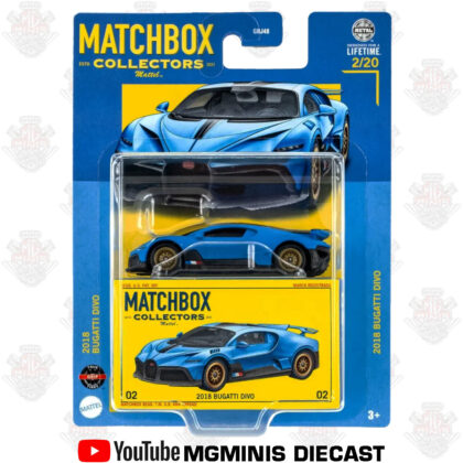 Bugatti Modellino Matchbox: 2018 Bugatti Divo Kisautó - JátékNet