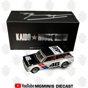 Mini GT Kaido House Datsun Wagon 510 BRE BLACK LTD