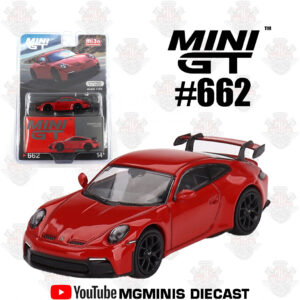 Mini GT Porsche 911 GT3 RED #662