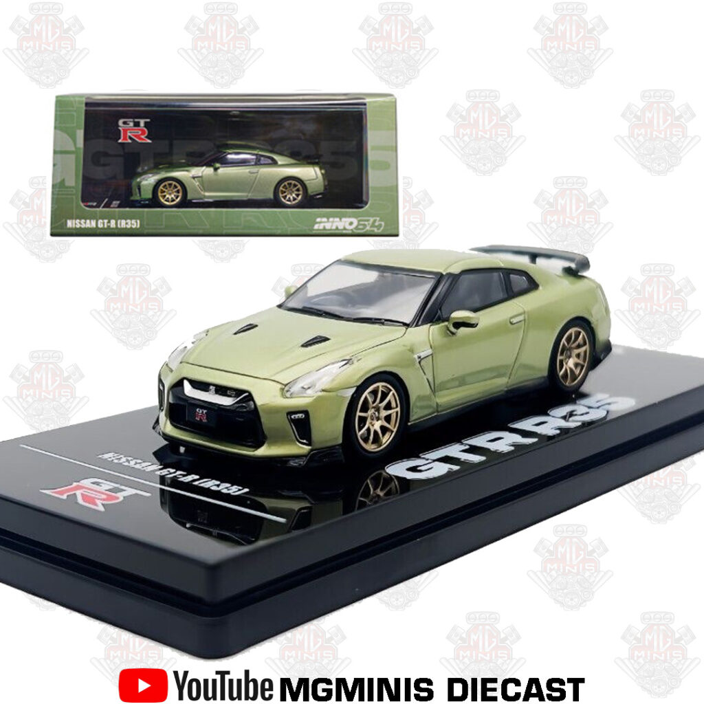 Inno64 Nissan GTR R35 Verde – MgMinis Diecast