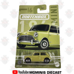 Matchbox Mini Cooper 1966 Austin Mini Cooper Verde
