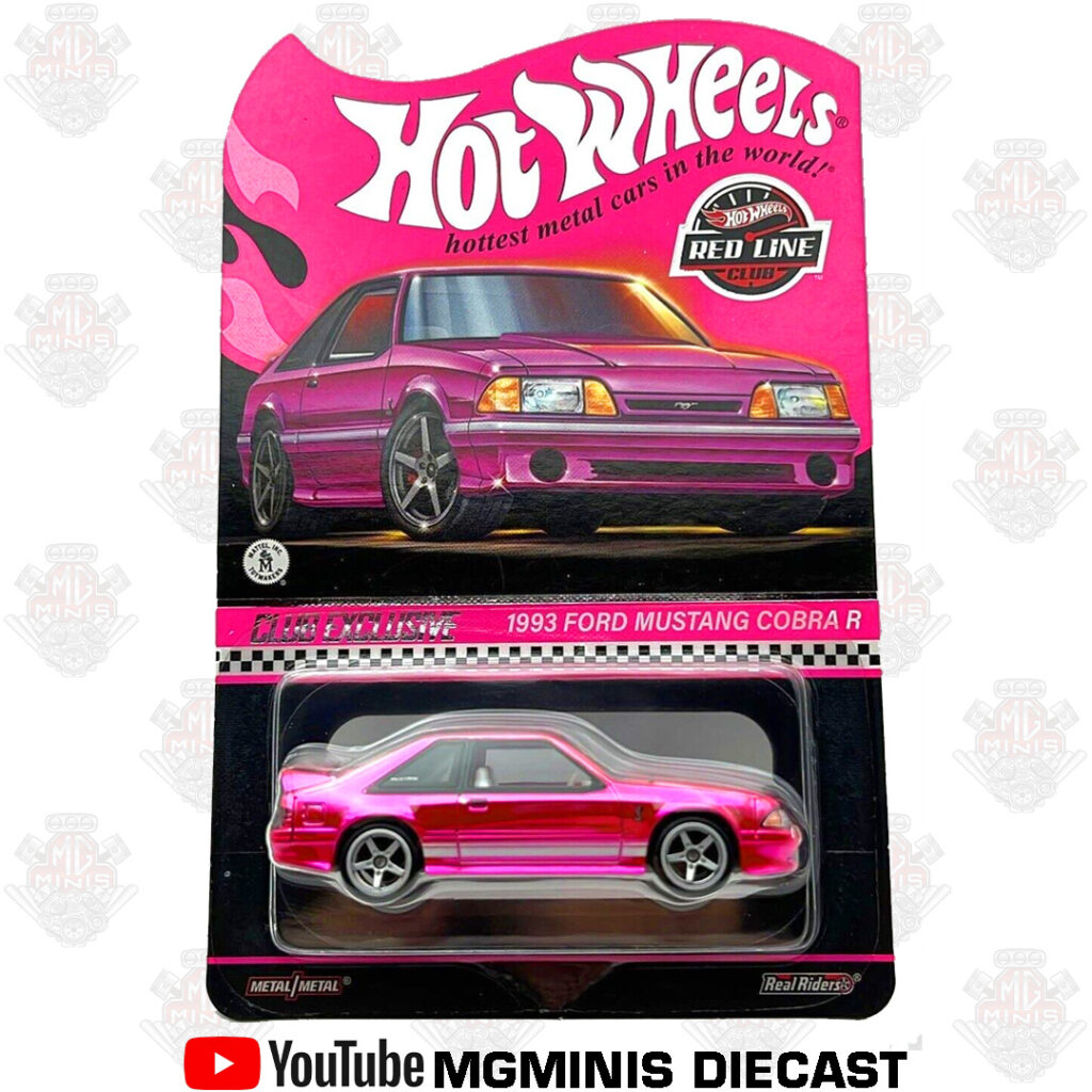 Hot Wheels Pink Party Car Ford Mustang 1993 – MgMinis Diecast