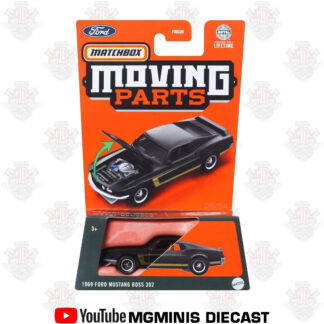 Matchbox Moving Parts 1969 Ford Mustang Boss 302 Preto