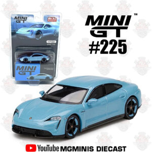 Mini GT Porsche Taycan Blue #225