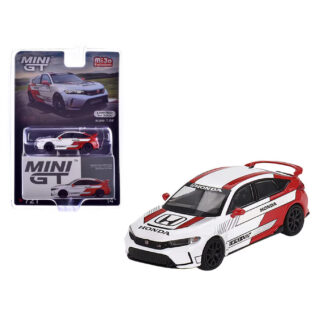 Mini GT Honda Civic Type R #2 2023 Pace Car Branco #721