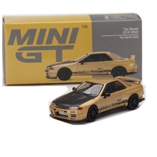 Mini GT Top Secret Nissan Skyline GT-R VR32 Top Secret Gold #431