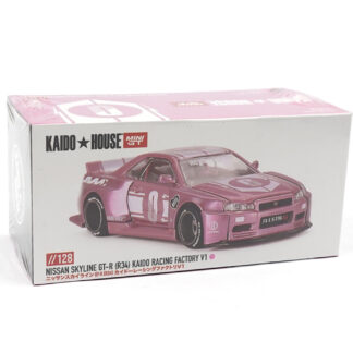 MINI GT KAIDO HOUSE NISSAN SKYLINE GT-R R34 Pink #128