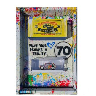 Matchbox x Mr Brainwash 1964 Austin Mini Cooper S