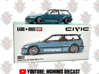 Mini GT Kaido House Honda Civic EF #126 – MgMinis Diecast