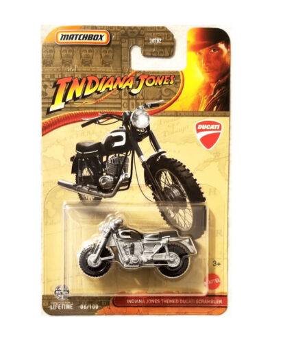 Matchbox Indiana Jones Themed Ducati Scrambler