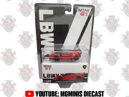 Mini Gt Lamborghini Huracan #129 Cartela Limitada LBWK