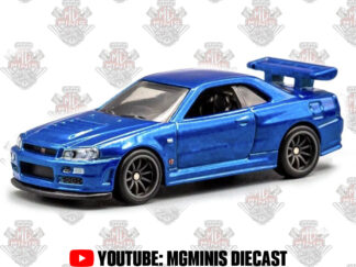 Hot Wheels Premium R34 Fast and Furious AZUL LOOSE