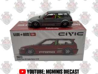 Mini GT Kaido Houses Honda Civic EF Primo RED CHASE