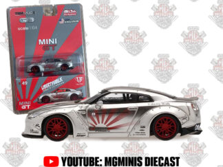 Mini GT LB Works Nissan GT-R R35 Satin Silver #49
