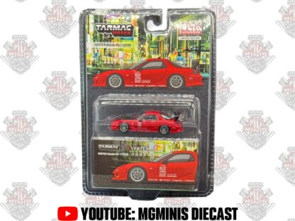Tarmac Works Vertex Mazda RX7 Vermelho
