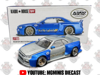 Mini GT Kaido House Nissan Skyline GT-R (R34) Blue CHASE