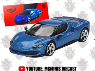 BBR Model Ferrari 296 GTB Blue Corsa