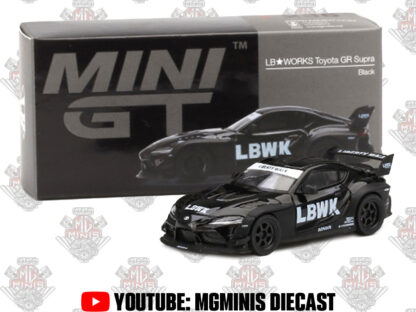 MINI GT  LB WORKS Toyota GR Supra Black #236