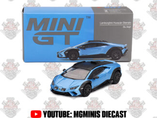 Mini GT Lamborghini Huracán Sterrato Blu Aegir #807 Caixinha