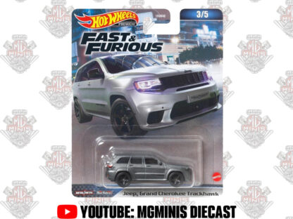 Hot Wheels Premium Cherokee Velozes e Furiosos Cinza