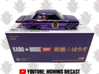Mini GT Kaido House Datsun 510 3 Anos de Aniversário #138