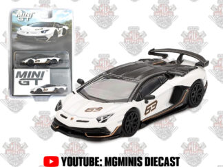 Mini GT Lamborghini Aventador SVJ 63 Bianco  #842