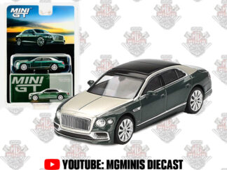 Mini GT Bentley Flying Spur White Sand Verdant RHD #867