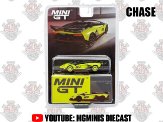 Mini GT Lamborghini Aventador SVJ 63 Roadster Verde Shock #887 CHASE