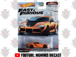 Hot Wheels Premium Toyota Supra Laranja Velozes e Furiosos