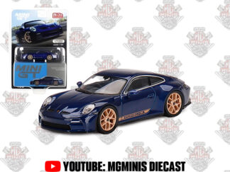 MINI GT Porsche 911 (992) GT3 Touring Gentian Blue  #405