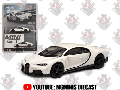 Mini GT Bugatti Chiron Super Sport White #440
