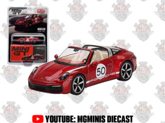 Mini GT Porsche 911 Targa 4S Heritage Design Cherry Red #461