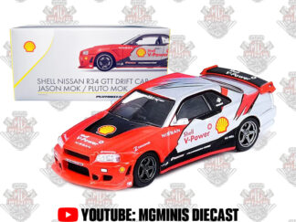 INNO64 Shell NISSAN SKYLINE GTT Drift Car (R34) Hong Kong Toy Car Salon 2022