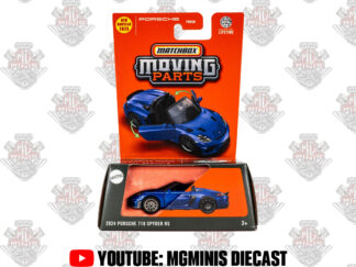 Matchbox Moving Parts Porsche 718 Azul