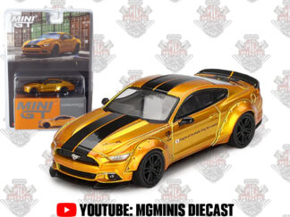 Mini GT Ford Mustang LBWK Gold #847