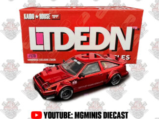 Mini GT Kaido House Toyota Trueno Red Chorme Kaido Garage