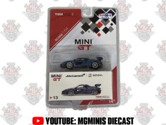 Mini GT McLaren Senna Azul #13 Cartela Toys R US