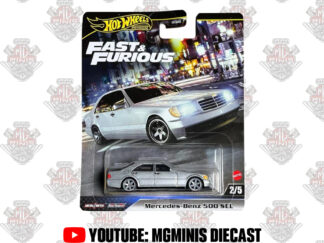 Hot Wheels Premium Mercedes Benz 500 SL Prata