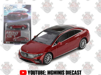 Mini GT Mercedes-Benz EQS 580 4MATIC Red Metallic #970