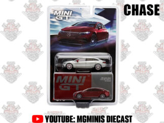 Mini GT Mercedes-Benz EQS 580 4MATIC Red Metallic #970 CHASE