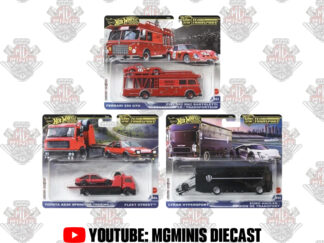 Hot Wheels Premium SET Team Transport Ferrari 250GTO  + Toyota AE86 + LyKan